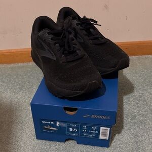 Brooks Ghost 15 Men's Black Athletic Shoes